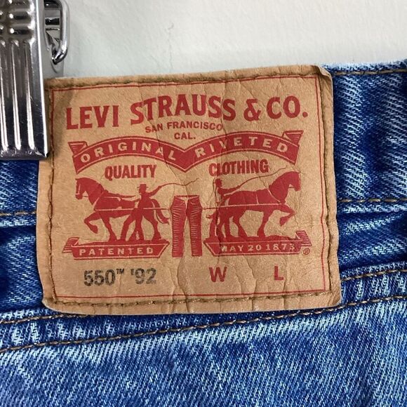 Levi’s 550 Relaxed Fit Men’s Jeans Size 44/32 - Picture 7 of 8